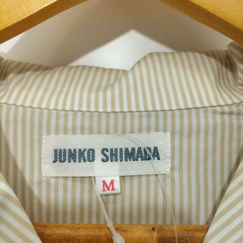 ジュンコシマダ JUNKO SHIMADA ストライプ ラウンドカラーパジャマシャツワンピース レディース JPN:M